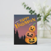 HALLOWEEN FEESTDAGENKAART (Staand voorkant)