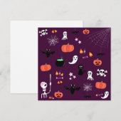 Halloween Feestdagenkaart (Voorkant / Achterkant)