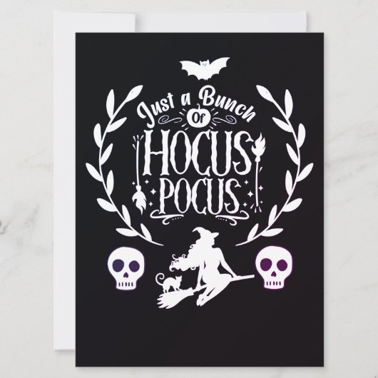 HALLOWEEN FEESTDAGENKAART (Voorkant)