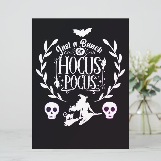 HALLOWEEN FEESTDAGENKAART (Staand voorkant)