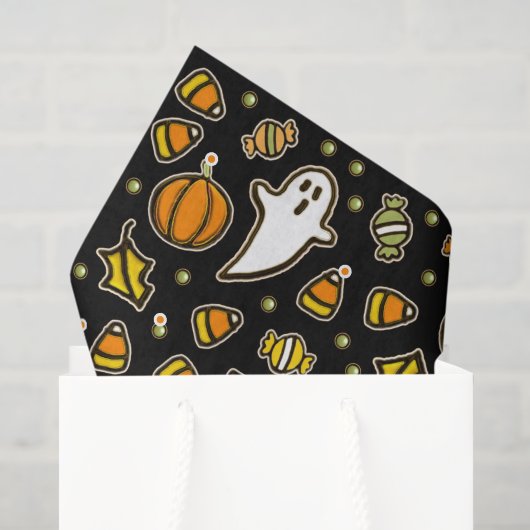 Halloween-feestdecoratie Tissuepapier (Cadeauzakje)
