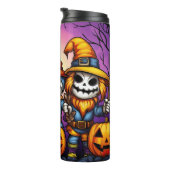 Halloween feestelijke gnoom thermosbeker (Geroteerd rechts)