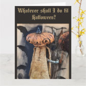 Halloween Feestje Benodigdheden Cadeaubon JOL Kaart (Gele Bloem)