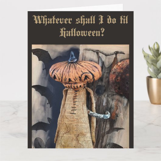 Halloween Feestje Benodigdheden Cadeaubon JOL Kaart (Kleine Plant)