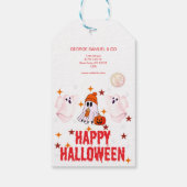 Halloween-feestje cadeautag | Griezelig geschenket Cadeaulabel (Achterkant)