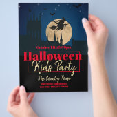 Halloween-feestje evenement flyer (Hand)