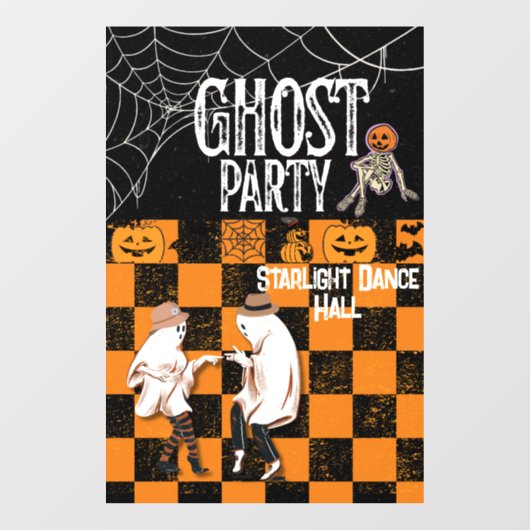 HALLOWEEN FEestJE Raamsticker (Vel)