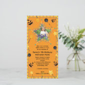 Halloween Feestje Uitnodiging (Staand voorkant)