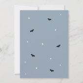 Halloween feestje uitnodiging voor een baby jongen (Achterkant)