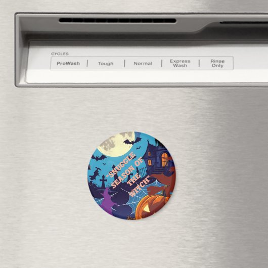 Halloween feestkaart magneet (Insitu (Vaatwasser))