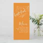 Halloween Feestkleding Bedrijfsfeest Menu (Staand voorkant)