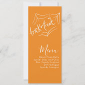 Halloween Feestkleding Bedrijfsfeest Menu (Voorkant)