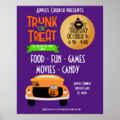 Halloween-feestthema evenement stamppot of behande poster (Voorkant)