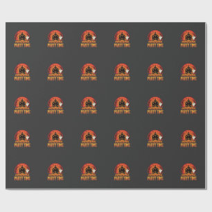 Halloween Feesttijd Geest Pompoen Ontwerp_1 Cadeaupapier