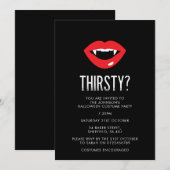 Halloween-feestuitnodiging - elegante uitnodiging  (Voorkant / Achterkant)