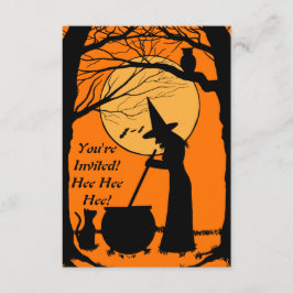  Halloween-feestuitnodiging Kaart