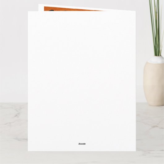  Halloween-feestuitnodiging | Spooky pictogrammen Bedankkaart (Achterkant)