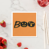 Halloween-feestviering BOO Pompoenen Servetten (Insitu)
