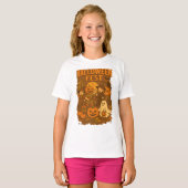 Halloween Fest Herfst Herfsten Retro Unisex Kledin T-shirt (Voorkant volledig)