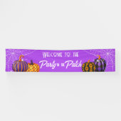 Halloween Festival Pompoenveld Banner (Horizontaal)