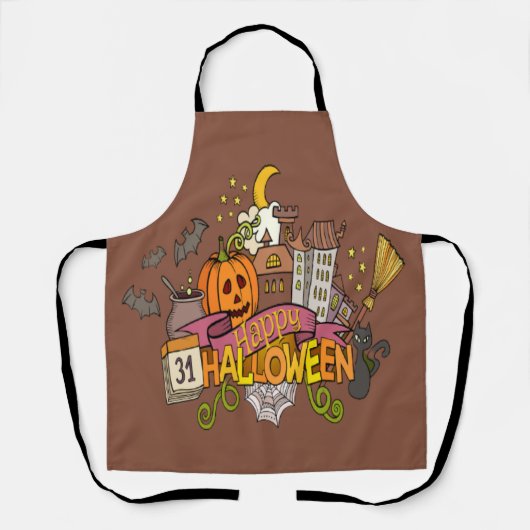 Halloween Festival Schort (Voorkant)