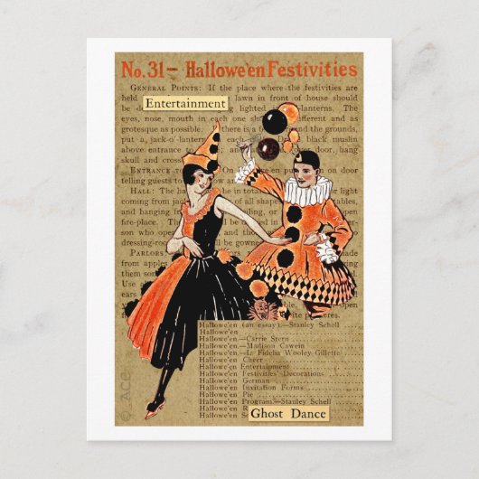 Halloween Festiviteiten Briefkaart (Voorkant)