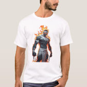 Halloween Fiery Mummy T-Shirt (Voorkant)