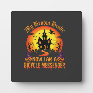 Halloween Fiets Boodschappenheks Bezem Gebroken De Fotoplaat