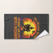 Halloween Fiets Boodschappenheks Bezem Gebroken De Handdoek (Handdoek)