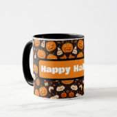 Halloween Fijne Koekjes Gingerbread Koffie Mok (Voorkant links)