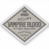 Halloween Fijnste Vampier Bloed Magie Toverdrank Sticker (Voorkant)