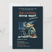 Halloween Film Night Spooktacular Gremlin Dark Kaart (Voorkant)