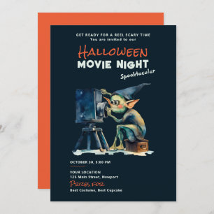 Halloween Film Night Spooktacular Gremlin Dark Kaart
