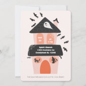 Halloween Film Night Spooky Schattig Kinder Kaart (Achterkant)