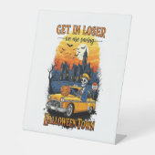  Halloween film Reclamebord Met Voetstuk (Voorkant)