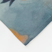 Halloween Fins lup met pompoenen eng Fleece Deken (Hoek)