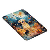 Halloween Fins lup met pompoenen eng Magneet (Rechterzijde)