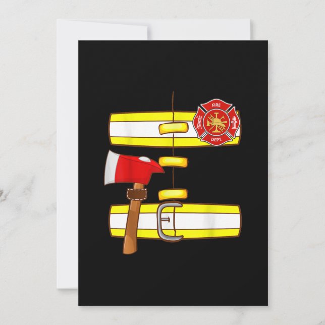 Halloween Firefighter Costume Fan Mannen Vrouwen (Voorkant)