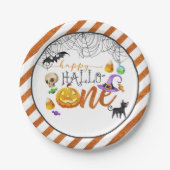 Halloween First Birthday Party Bord (Voorkant)