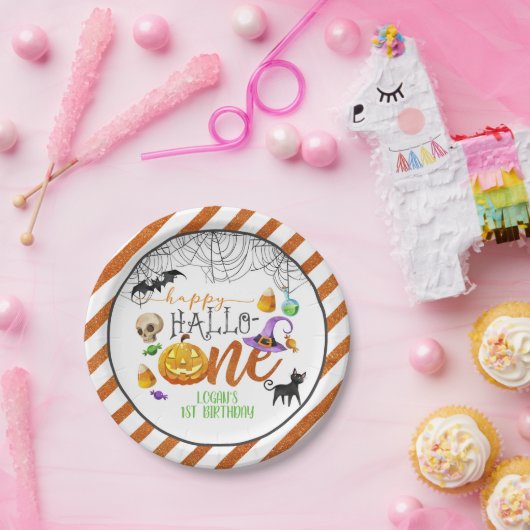 Halloween First Birthday Party Bord - Aangepast (Feest)
