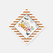 Halloween First Birthday Party Napkin Servet (Hoek)