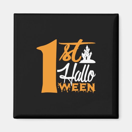 Halloween First Halloween Birthday Magneet (Voorkant)