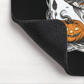 Halloween Fish Skeleton Funny Spooky Fish Bone Gra Muismat (Hoek)