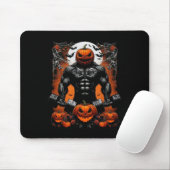 Halloween Fitness Skeleton Workout - Funny Gym Hal Muismat (Met muis)