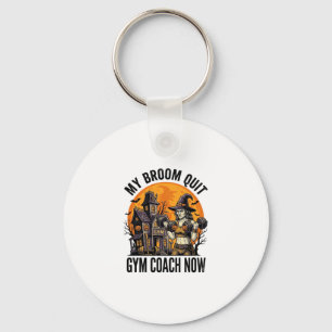 Halloween Fitness Trainer Hekspomp Work-out Gr Sleutelhanger