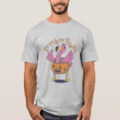 Halloween Flamingo Pumpkin Costume T-shirt (Voorkant)