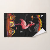 HALLOWEEN FLAMINGOWEEN PIRATE HANDDOEK (Handdoek)