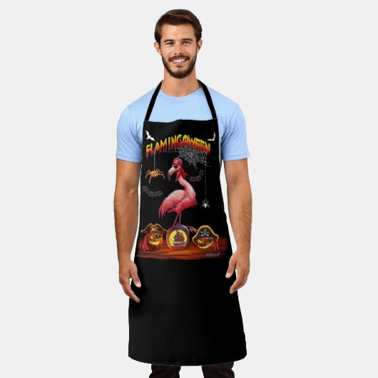 HALLOWEEN FLAMINGOWEEN PIRATERIJ SCHORT (Gedragen)