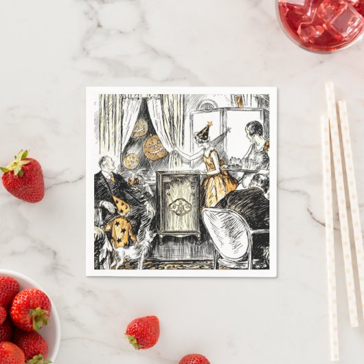 Halloween  Flappers papieren servetten (Insitu)