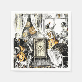 Halloween  Flappers papieren servetten